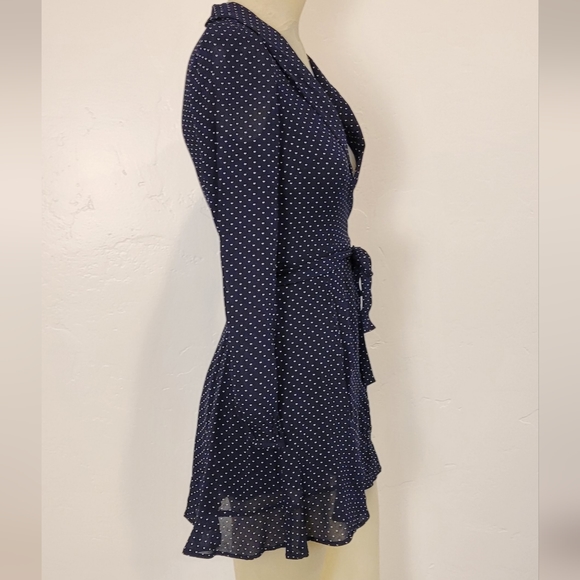 Reformation blue polka dot dress - Picture 5 of 7